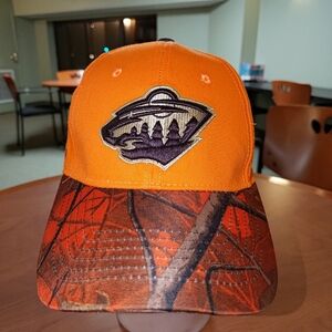 NHL Minnesota Wild x Pheasants Forever x On Hut Embroidered Strapback Cap Hat